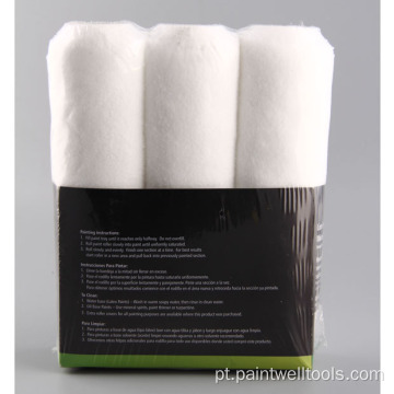 3PC 3/8 polegadas Nap 9 polegadas Microfiber Paint Roller Cove